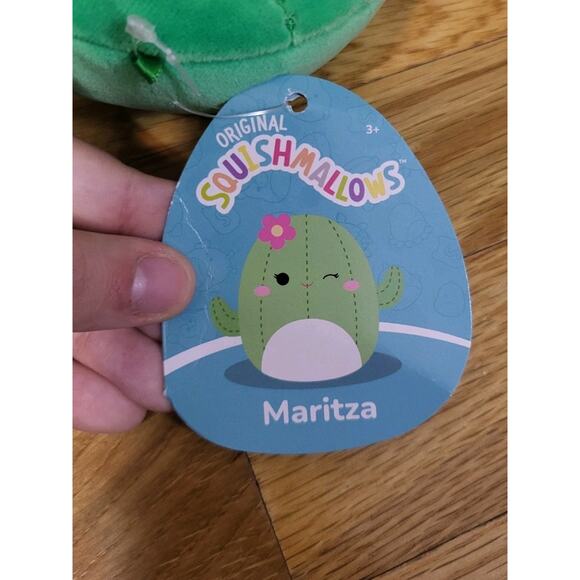 Squishmallows Maritza the Cactus 5” NWT Kellytoy Green Plush - Picture 10 of 10